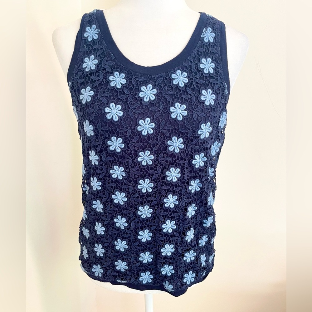Gorgeous J Crew crocheted tank top!